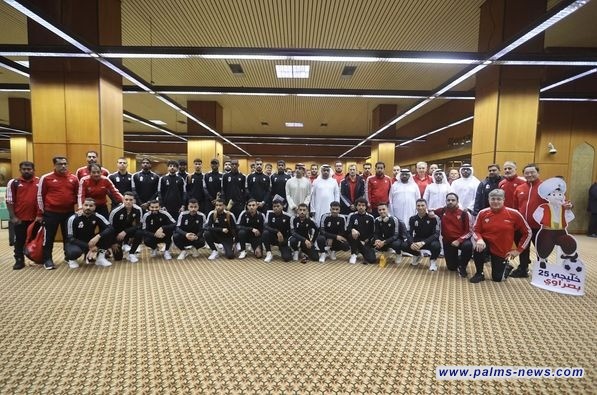 وفد المنتخب الإماراتي يصل إلى محافظة البصرة